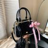 2025 Nuevo Diseño Nicho Lindo Estampado Bolso Boston Portátil Casual para Ir al Trabajo PU de Alta Gama Cruzado Bolso de Mujer