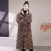Chamarra de Algodón Gruesa y Cálida con Capucha de Franela Extra Larga Acolchada con Forro de Felpa Ropa de Trabajo Invierno Ropa para el Hogar Mujer