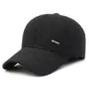 Gorra para Hombre de Invierno para Adultos Mayores Cálida de Lana Estilo Béisbol Otoño e Invierno Padre de Mediana Edad y Adultos Mayores Gorra con Visera para Protección de Orejas