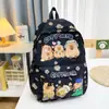 Mochila Escolar Kapibala Mochila de Gran Capacidad para Estudiantes de Secundaria y Primaria Mujeres Capibara Lindo Dibujo Animado Mochila Casual