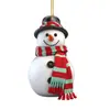 Pendente de Decoração para Carro Acrílico Plano Gato-Boneco de Neve Transfronteiriço Ornamento para Pendurar no Carro