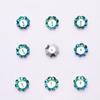 Atacado 10MM flor furo central vidro Diamante formato especial cristal de vidro Diamante roupas de dança acessórios de casamento acessórios diy