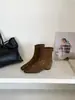 Botines Cuadrados Tallados Estilo Retro Francés Chuyuji para Mujer, Nuevo Modelo Otoño/Invierno 2026, Botas de Moda Estilizadoras que Aumentan la Altura
