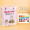 Marcadores Acrílicos Lavables de 24 Colores para Estudiantes, Colores Apilables, Materiales de Arte para Niños, No Transpiran en el Papel, Bolígrafos Lavables de Doble Punta para Niños Pequeños