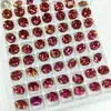 Rhinestones para Uñas Huashiyue Imitación 8mm Fondo Plano, Cristal K9 Súper Brillante Corte 33 para Uñas y Accesorios de Aretes al por Mayor
