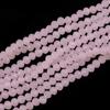 Miçangas de cristal planas de 4 mm, miçangas de porcelana, material para pulseira, colar, borla, pulseira e colar feitos à mão com miçangas, acessórios