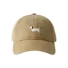 Tío Hu chi gorra de béisbol de alta calidad linda gorra bordada de cachorro de dibujos animados sombrero de otoño e invierno para hombre y mujer todo a juego moda