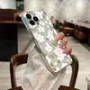 Capa de celular begônia branca e rosa mais vendida da Amazon 18pro, capa macia transparente estilo minimalista para iPhone 17