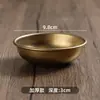 Plato Pequeño para Salsa de Acero Inoxidable 304 Retro, Plato para Condimentos de Hot Pot, Plato Redondo para Sabor, Taza para Salsa, Plato para Sumergir, Bol Pequeño para Kimchi