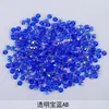Venta al por mayor Diamante de Resina Fondo Plano Diamante Redondo Transparente Colorido Diamante Suelto para Uñas Diamantes Decorativos Adhesivos Accesorios para Joyería DIY