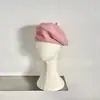 Chapéu Boina Fumeng Estilo Outono/Inverno Japonês Versátil Espessado para Mulheres Circunferência Craniana Grande Chapéu de Pintor Moderno Artístico Emagrecimento Facial