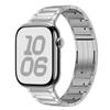 Adecuado para correas de Apple Watch para Apple Watch Series 1-12/Ultra 3/Se 3, Correa de acero con un eslabón y tres eslabones, Desmontable lateralmente