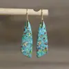 Pendientes colgantes artísticos retro color piedra emperador natural elegantes elegantes elegantes elegantes pendientes para mujer pendientes pendientes
