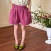 Pantalones para niños Aimo Beibei Estilo de verano Niñas medianas y grandes Bebé Casual Versátil Algodón Shorts sueltos