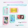 Nuevo set de tarjetas de PU luminoso, insignia de estudiante de dibujos animados, certificado de trabajo, set de tarjetas de autobús, insignia, tarjeta de trabajo, pedido