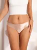 Ropa interior transfronteriza para mujer talla grande Europa y Estados Unidos algodón sexy en la entrepierna transpirable cómoda tela elástica resbaladiza bragas comercio exterior 431