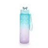 Botella de Agua Deportiva de Gran Capacidad para Exteriores Nueva Color Degradado Taza de Agua de Plástico 800ml Taza Espacial con Escala Venta al por Mayor