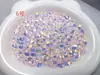 8mm Cristal Fino Satélite Diamante Furo Único Disco Voador Diamante Cristal Contas Soltas Acessórios para Joias DIY Acessórios para Roupas