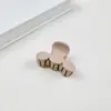 Pasador de pelo para mujer de tamaño mediano de 5 cm, simple, tres redondos, para la parte trasera de la cabeza, coleta alta, pinza para el pelo, pinza de tiburón, clip, suministro transfronterizo