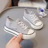 Nuevos Zapatos Infantiles Otoño 2026 para Estudiantes de Primaria, Zapatos de Lona con Velcro para Niños y Niñas con Correas Elásticas