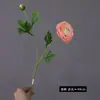 Flores Artificiales de Alta Gama, Ramo Artificial de Loto de 2 Cabezas, Ramo de Novia, Ramo Terminado para Sala de Estar, Materiales para Arreglos Florales, Accesorios para Fotografía