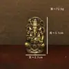 Latão Estilo Vintage Deus Tailandês da Riqueza e Figura de Ganesha Decoração de Mesa Artesanato Colecionável Ornamento de Mão
