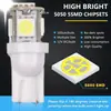 Bombilla de coche T10 5050 5smd 5W5 indicador luz amplia luz de matrícula moto manillar LED 12V luz de coche