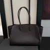 Bolso de Mano de Cuero Genuino para Mujer 2025 Otoño Nuevo Estilo Normcore Bolso Tote de Gran Capacidad Bolso de Mano de Cuero Genuino Tamaño Pequeño