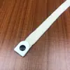 Ropa de punto de fábrica cuerda de cintura cordón de suéter color casual accesorios al por mayor hilo de cuerda plana hueca de algodón