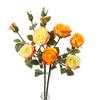Flor de simulación, rosa de París, decoración para el hogar, sala de estar, diseño de fotografía de boda, flor de seda, flor falsa, rosa al por mayor