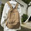 Mochila de Estilo Casual de Gran Capacidad para Hombre 2025 Verano Nueva Moda Estilo Japonés Bolsa de Lona Estudiante Versátil Mochila Escolar