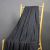Boda Tela Elástica de Doble Cara Seda de Leche Diseño Salón de Bodas Cortina de Techo Negra Coreana Tela Decoración Escenario