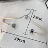Set de Perchas de Esponja de una Pieza para Uso Doméstico, Antideslizante, que no Deja Marca, Adecuado para Colgar Ropa en Dormitorios, para Hanfu, Faldas JK, Percha Multifuncional para Pantalones con Pinzas