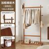 Perchero Multifuncional de Madera Maciza, Perchero de Pie para el Hogar, Montaje Sencillo, Artefacto de Almacenamiento Móvil para Apartamentos Pequeños