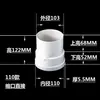 PVC50 75 110 Codo Reductor Insertado Codo Reductor Curva T Directa Curva Recta T Reductor Cuatro Vías