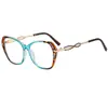 Nuevas Monturas de Gafas de Moda de Marco Grande Transfronterizas Estilo Europeo y Americano Modernas Sencillas para Mujer Gafas sin Graduación Estilo Callejero Modelo Versátil 3268