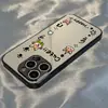 Funda de Teléfono Temática de Conejo en Inglés Adecuada para iPhone 17 Pro Max, Apple 16, Modelo de Mujer, Protección Completa Contra Caídas para iPhone 15, Diseño Lindo para iPhone 14, y iPhone 12