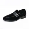 Botines Mocasines Mate Retro para Hombre Talla Grande Moda Puntiagudos Estilo Británico para Viajar Formal de Negocios Casual Zapatos de Cuero