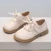 Sapatos de Princesa para Meninas com Laço e Renda 2026 Nova Moda Versátil Sapatos Mary Jane Infantis