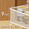 Gabinete principal con estantes escalonados, adecuado para dormitorios, oficinas y escritorios de computadora; cuenta con un estante de almacenamiento extraíble para snacks y productos de cuidado de la piel
