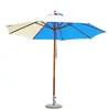 Lâmpada Solar Luminous LED Coluna Média Guarda-sol Manivela Guarda-sol de Praia ao Ar Livre Easley Repelente à Água Guarda-sol de Lazer para Pátio