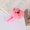 Lindo Clip de Gato KT con Lazo de Peluche Cara Dulce Girly Pinza Lateral para Flequillo Pinza para el Cabello de Oso Tamaño Grande