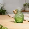 Vaso de Vidro Sódio-Cálcio Personalizado Transfronteiriço, Pote de Armazenamento, Estilo de Padrão em Malha de Luxo Leve, Decoração de Sala de Estar, Armazenamento de Vaso de Flores Estilo Europeu