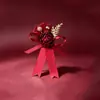 Ramillete de boda para novia y novio, conjunto completo, ramillete, cinta, saludo de boda, invitados VIP, familiares y amigos, broche