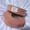Tira de borde de cuadros de color directo de fábrica 3cm línea de tarjeta Tubería de lechada Tira de borde de cuadros coreana sarga elástica