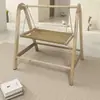 Nido para Dormir de Gato, Cama para Gato, Estructura Integrada para Trepar Gatos con Dos Niveles para Rascar y Dormir, Columpio para Gato, Hamaca Doble para Gato, Rascador para Gato