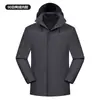 Colección de otoño e invierno: conjunto de ropa de trabajo para exteriores de dos piezas con bolsillos tridimensionales curvos en los brazos, personalizable con un logotipo; chaqueta para deportes al aire libre y montañismo