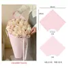 Papel de Regalo Impermeable para Día de San Valentín, Forma de Cono, Cartón, Bouquet de Helado, Papel de Envoltura para Floristería