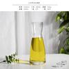 Separador de vino de vidrio transparente, juego para el hogar, separador de vino de cristal sin asa de estilo japonés, olla de vino transparente espesada, calentador de vino