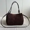 Bolso de Cubo Tejido de Piel de Vaca Escarchada de Primera Capa Transfronterizo, Bolso Portátil de Paracaídas para Otoño e Invierno, Bolso Cruzado Versátil para Mujer